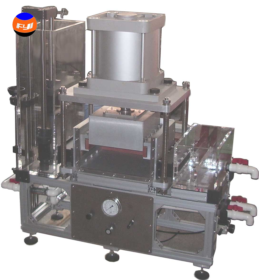 ISO 12958 Inplane Water Flow Rate Test Apparatus on Abest Tester Group